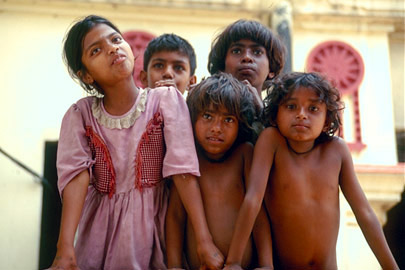 Kinder in Calcutta